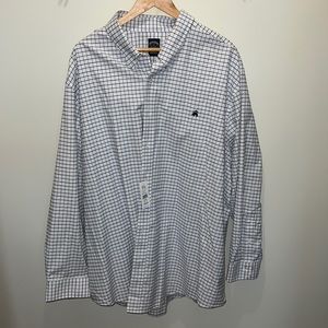 NEW! <with tags> Brooks Brothers 3XL Navy, Black, White Long Sleeve Button Down